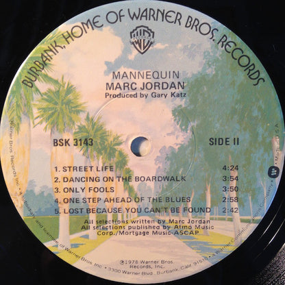 Marc Jordan : Mannequin (LP, Album, Jac)