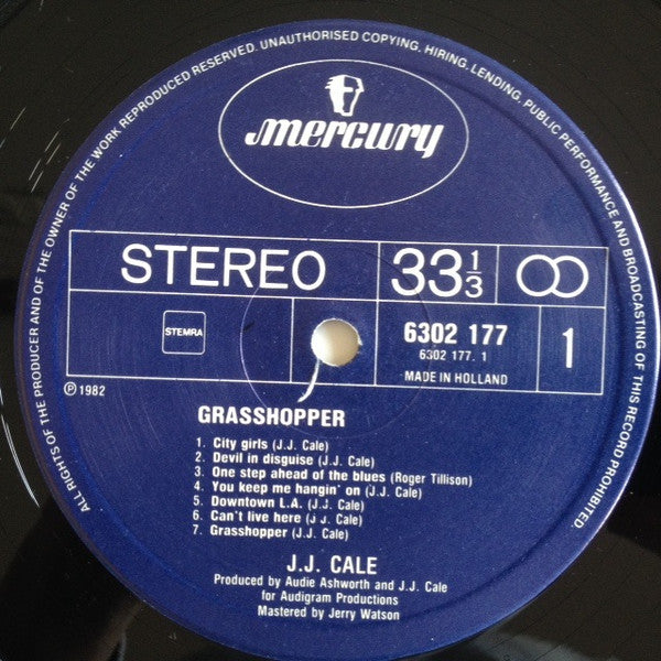 J.J. Cale : Grasshopper (LP, Album)