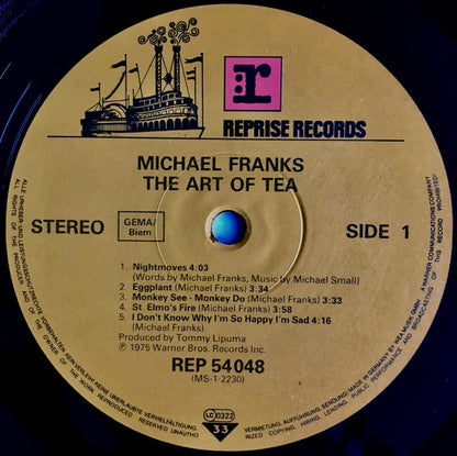 Michael Franks : The Art Of Tea (LP, Album, RE)