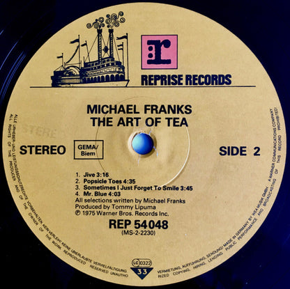 Michael Franks : The Art Of Tea (LP, Album, RE)