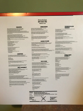 Carnivore : Carnivore (LP, Album, RE, RM, Emb)