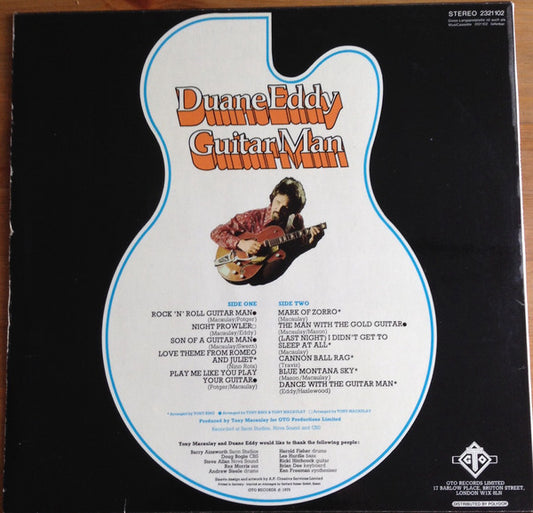 Duane Eddy : Guitar Man (LP, Album)