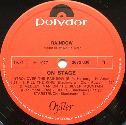 Rainbow : On Stage (2xLP, Album, Gat)