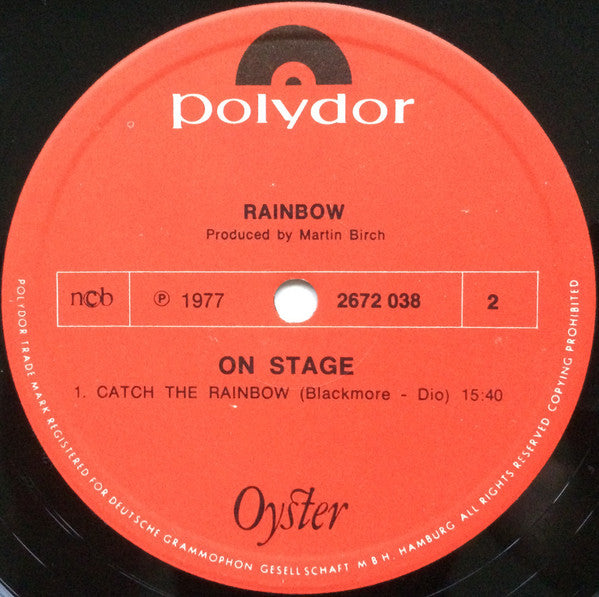 Rainbow : On Stage (2xLP, Album, Gat)