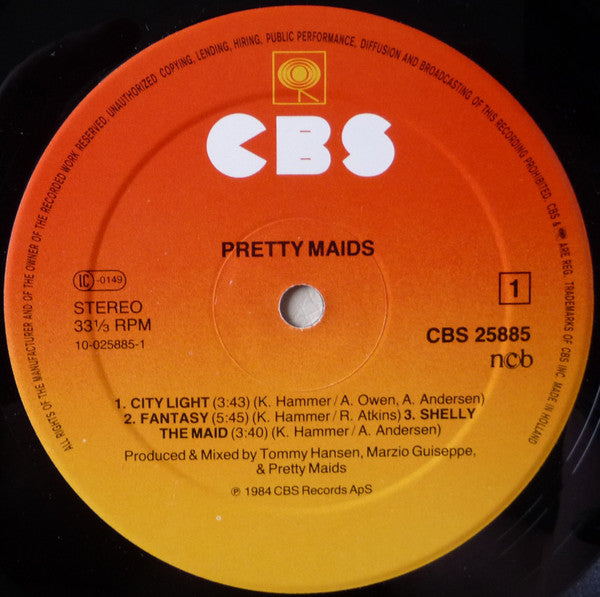 Pretty Maids : Pretty Maids (12", MiniAlbum, RE)