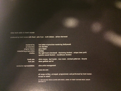 Nine Inch Nails : Pretty Hate Machine (LP + LP, S/Sided + Album, RE, RM, Gat)