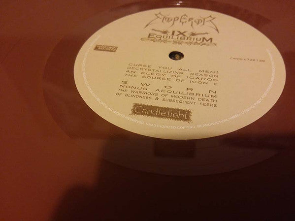 Emperor (2) : IX Equilibrium (LP, Album, RE, Bro)
