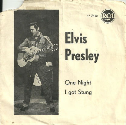 Elvis Presley : One Night (7")