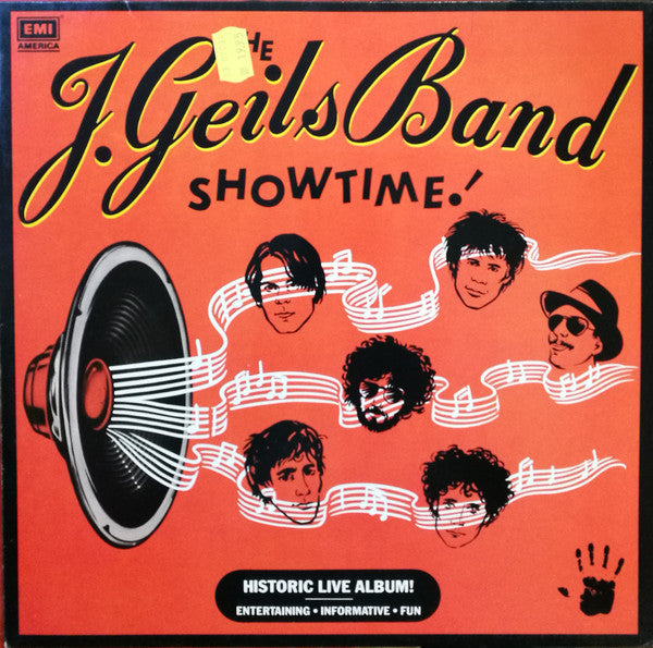 The J. Geils Band : Showtime! (LP, Album)