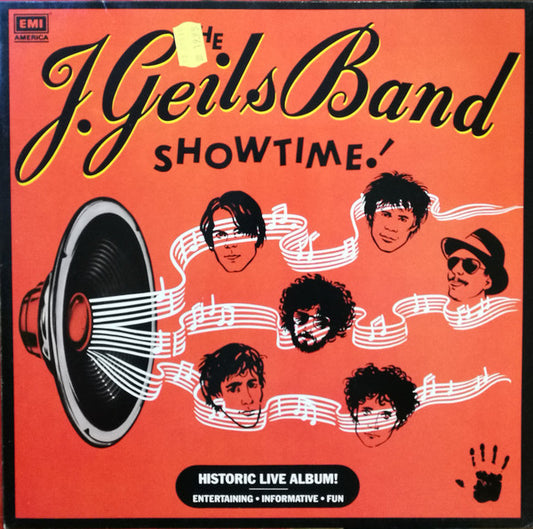 The J. Geils Band : Showtime! (LP, Album)