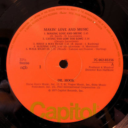 Dr. Hook : Makin' Love And Music (LP, Album)
