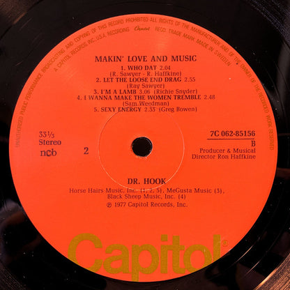 Dr. Hook : Makin' Love And Music (LP, Album)