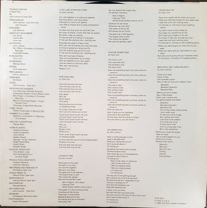 John Lennon & Yoko Ono : Double Fantasy (LP, Album, Win)