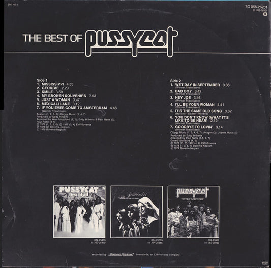 Pussycat (2) : The Best Of Pussycat (LP, Comp)