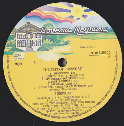 Pussycat (2) : The Best Of Pussycat (LP, Comp)