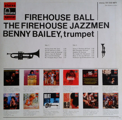 The Firehouse Jazzmen, Benny Bailey : Firehouse Ball  (LP)