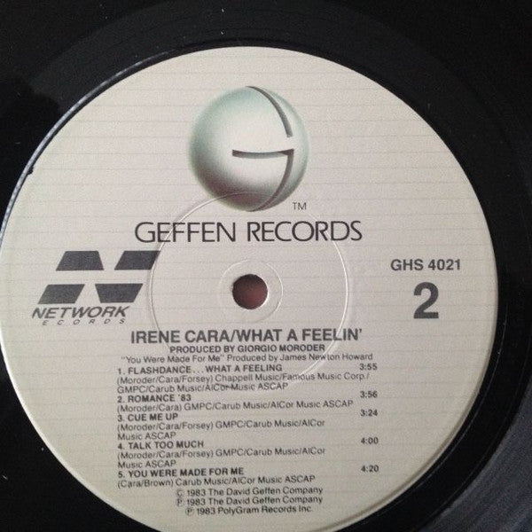 Irene Cara : What A Feelin' (LP, Album, Jac)