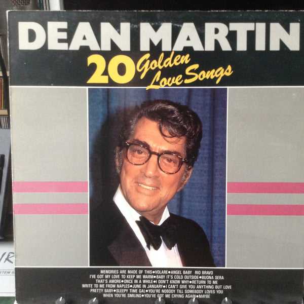Dean Martin : 20 Golden Love Songs (LP, Comp)