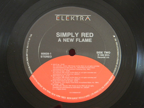 Simply Red : A New Flame (LP, Album, Club, Car)