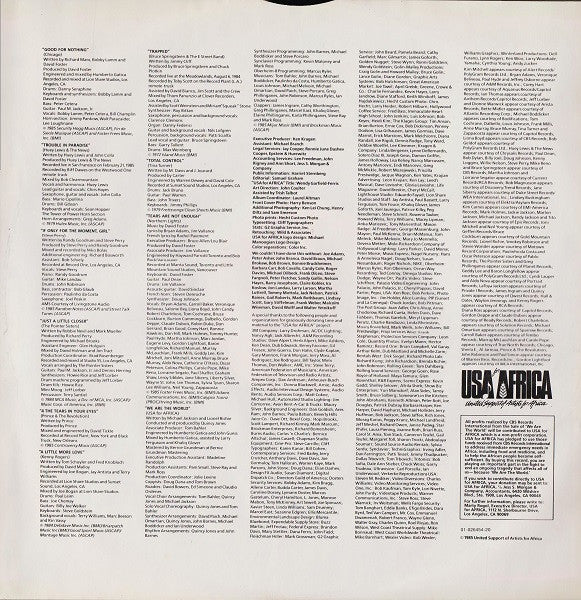 USA For Africa : We Are The World (LP, Album, Gat)