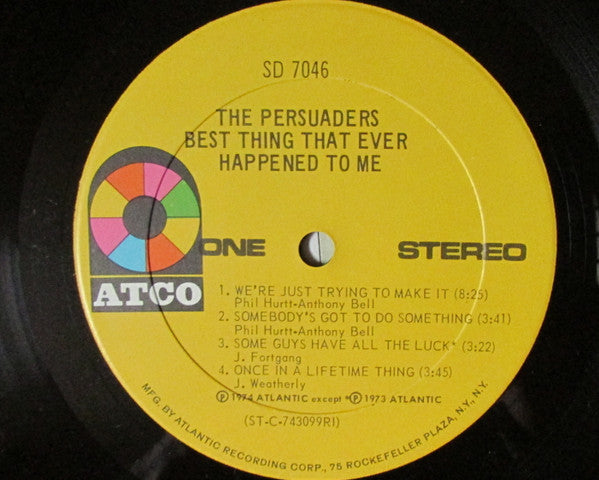 The Persuaders : Best Thing That Ever Happened To Me (LP, Album, RI )