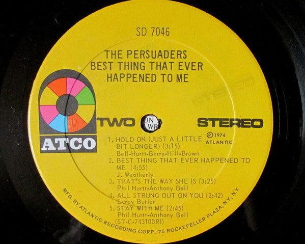 The Persuaders : Best Thing That Ever Happened To Me (LP, Album, RI )