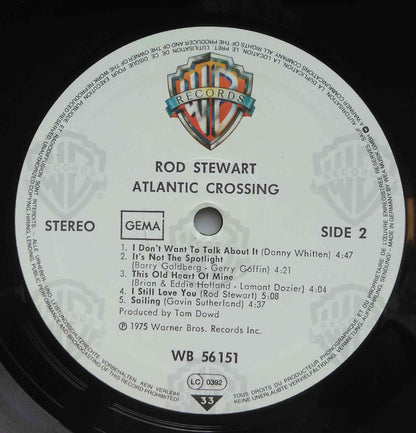Rod Stewart : Atlantic Crossing (LP, Album, RP, Gat)