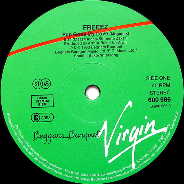 Freeez : Pop Goes My Love (12")