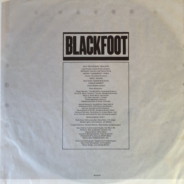 Blackfoot (3) : Marauder (LP, Album)