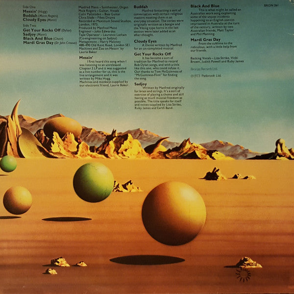 Manfred Mann's Earth Band : Messin' (LP, Album, Mono, RE)