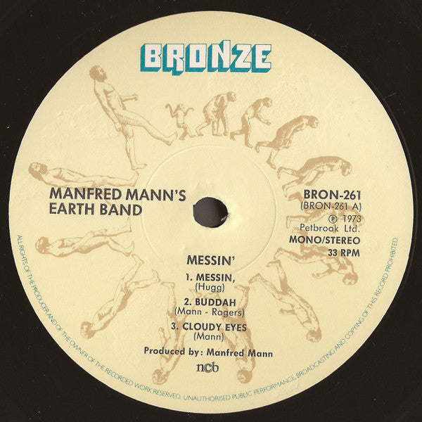 Manfred Mann's Earth Band : Messin' (LP, Album, Mono, RE)
