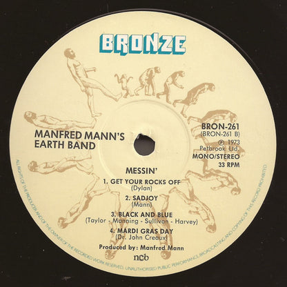 Manfred Mann's Earth Band : Messin' (LP, Album, Mono, RE)