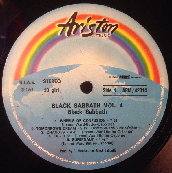 Black Sabbath : Black Sabbath Vol. 4 (LP, Album, RE)
