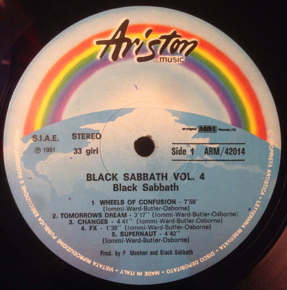 Black Sabbath : Black Sabbath Vol. 4 (LP, Album, RE)