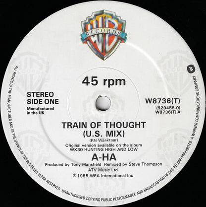 a-ha : Train Of Thought (12", Single, EMI)