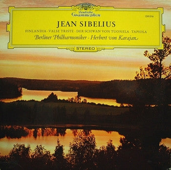 Jean Sibelius, Berliner Philharmoniker · Herbert von Karajan : Finlandia • Valse Triste • Der Schwan Von Tuonela • Tapiola (LP, RP)
