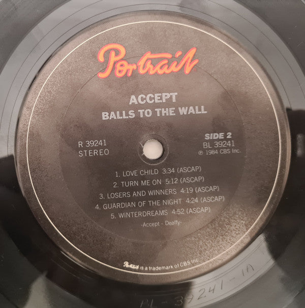 Accept : Balls To The Wall (LP, Album)